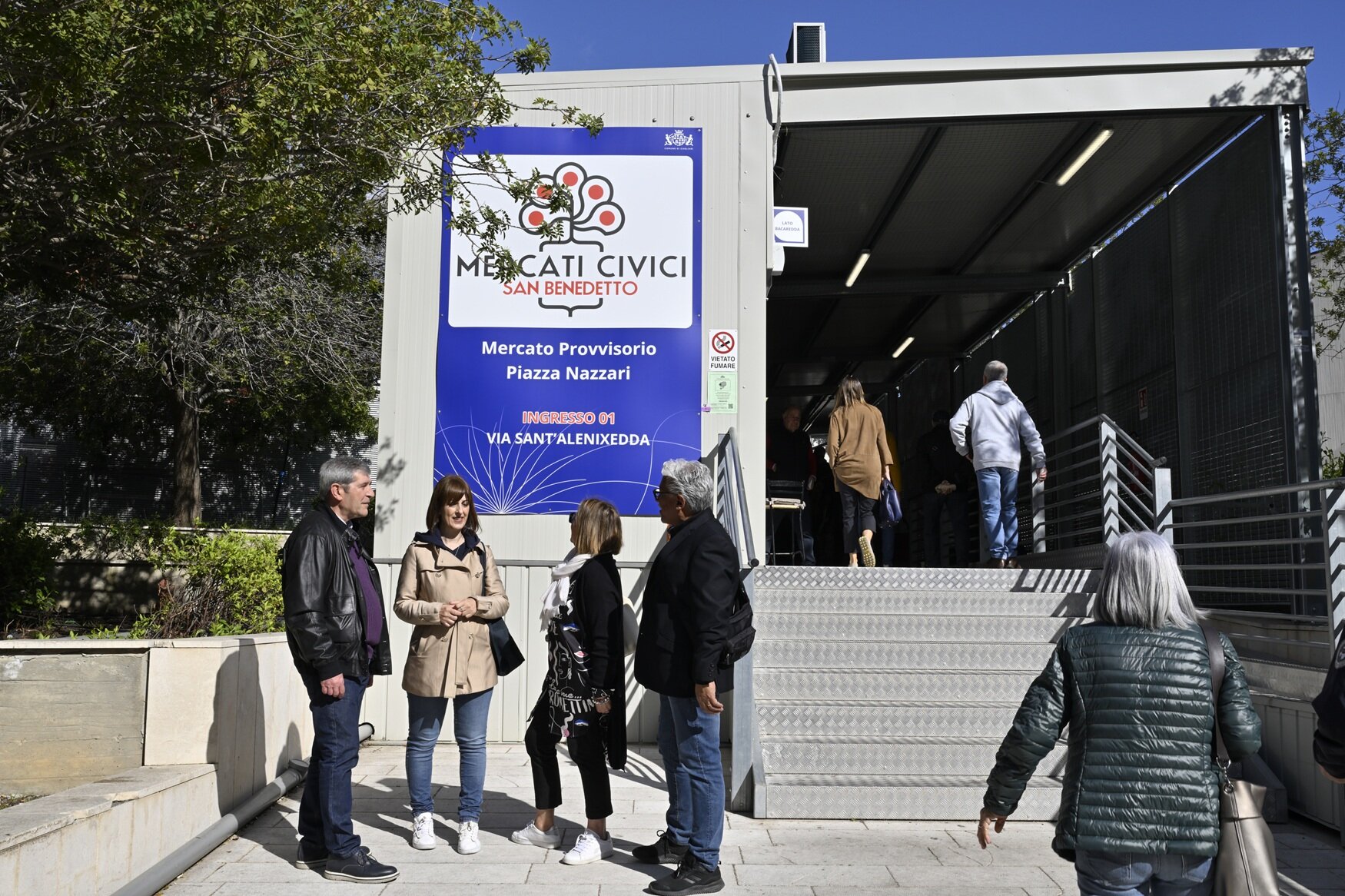San Benedetto Market in Cagliari, Sardinia's largest covered food market