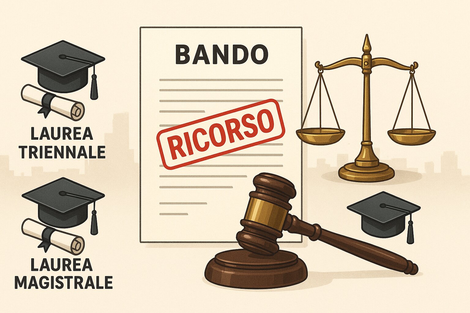 Bando pubblico per LM/V.O. impugnato da triennalista