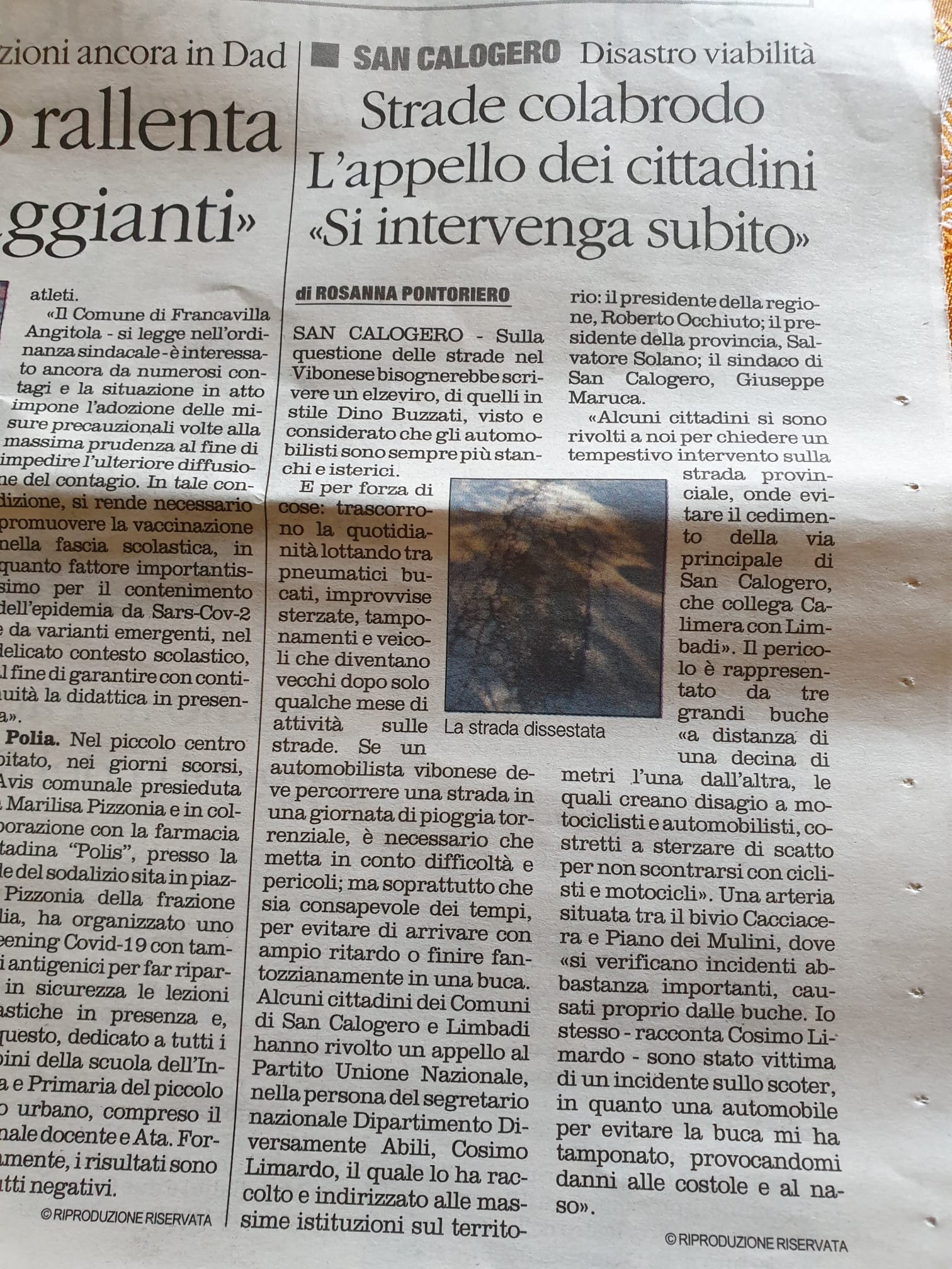 L'appello dei cittadini L'appello dei cittadini
