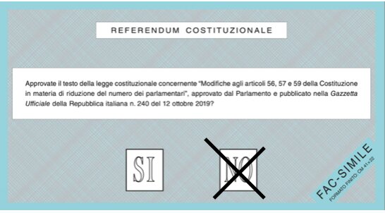 NO AL TAGLIO DEI PARLAMENTARI