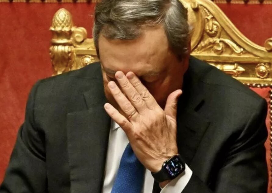 Caduta Governo Draghi: tempi duri per l&rsquo;Italia e per gli italiani.