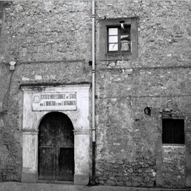 La chiesa di S. Croce con l’annesso monastero, qui Sciascia frequentò l’Istituto Magistrale “IX Magg