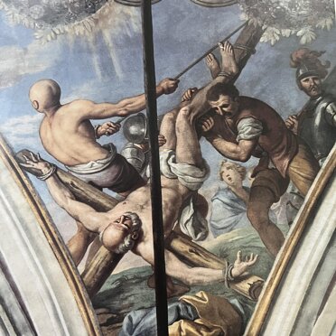 Crocifissione di San Pietro Particolare