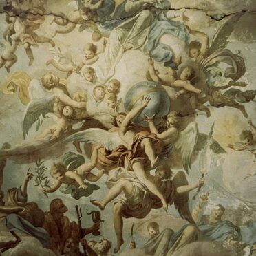 La concezione della Vergine Affresco centrale della volta - Cattedrale