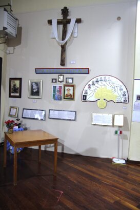 angolo dedicato alla “memoria” di caduti dell’Arma. V.B. Salvo D’Acquisto, Gen.C.A. Dalla Chiesa etc