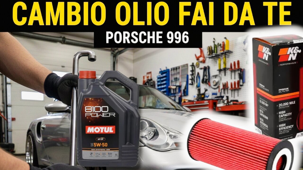 Porsche 996 Cambio olio fai da te