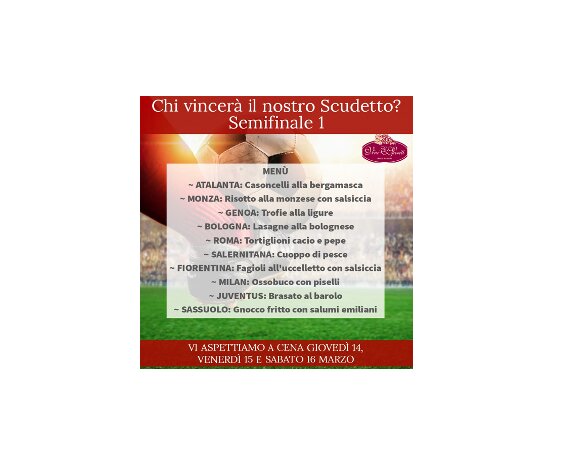 Scudetto in enoteca