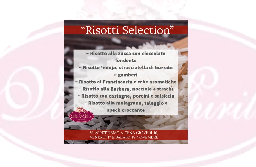 Risotti Selection