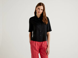 camicia-corta-in-puro-lino