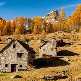 Photo by Samantha De Bernadin Baite with a view of Cima della Rossa, Alpe Devero
