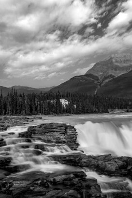 Athabaska Falls The breathtaking landscape of Jasper National Park, Athabaska Falls Canada 2018
