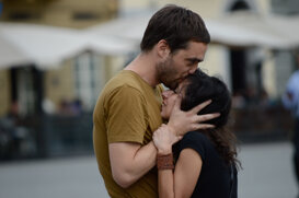 Youths hugging Florence 2019 Photo by Luciano De Marco