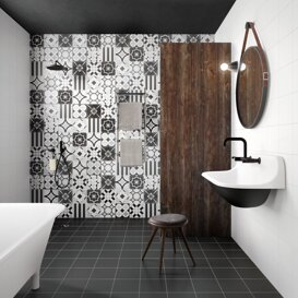Ceramica Sant'Agostino Patchwork Black&White Mix Ceramica Sant'Agostino Patchwork Black&White Mix Ceramica Sant'Agostino Patchwork Black&White Mix Ceramica Sant'Agostino Patchwork Black&White Mix