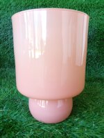 vaso-vetro-base-sfera-d14-arancio-lucido