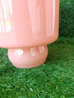 vaso-vetro-base-sfera-d19-arancio-lucido