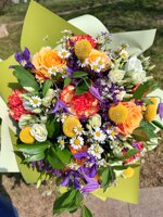 bouquet-arancio-e-viola