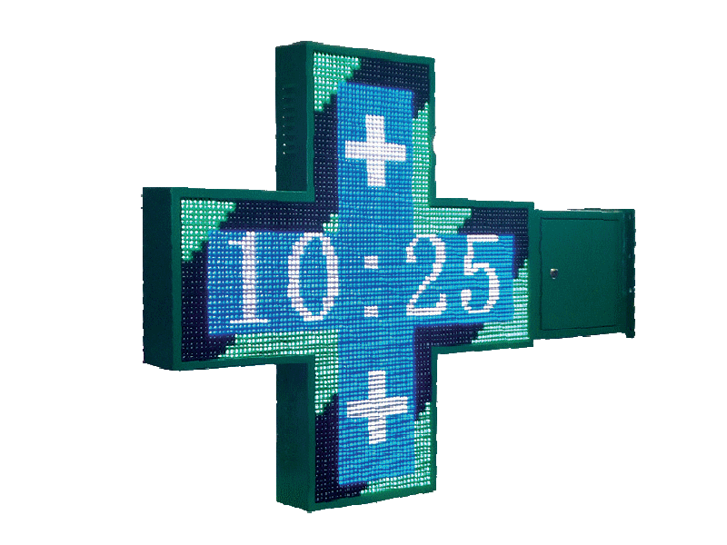 Croce Farmacia Full Color Led