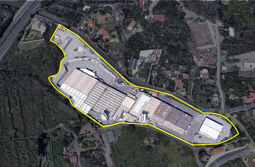 Compendio industriale in Aci Catena (CT), Via Allegracuore n. 7
