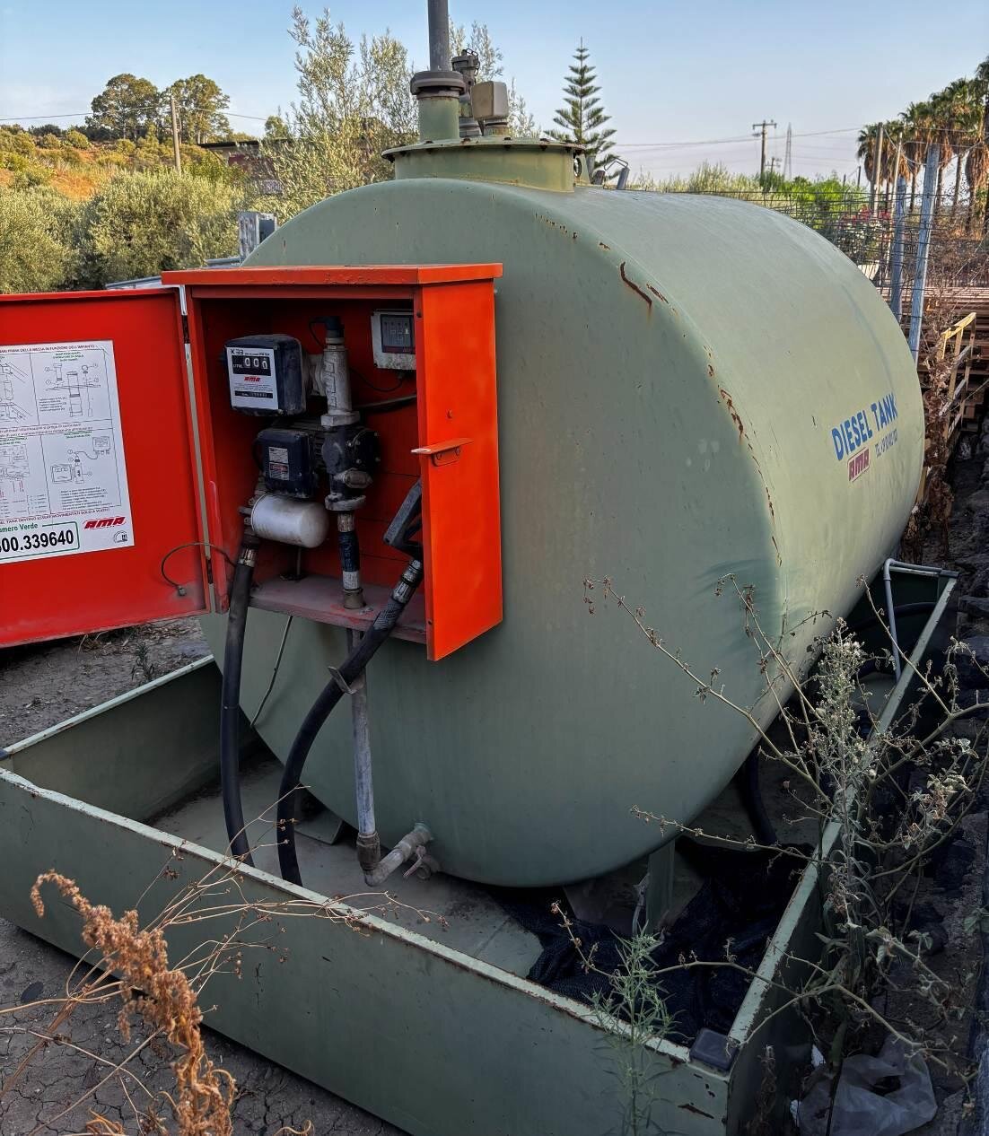 Serbatoio/Cisterna gasolio da 3.300 litri