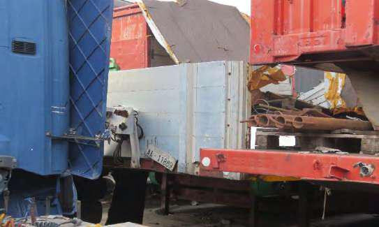 Semirimorchio, marca Acerbi, modello 135 MS2A