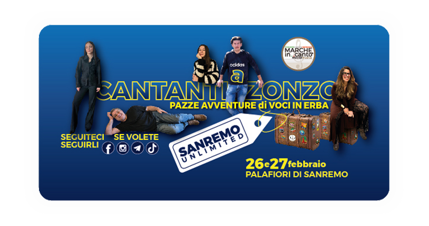 cantanti a zonzo logo 2026 per sanremo unlimited le avventure di cantanti in erba,casa sanremo,festival sotto il conero,sotto il conero,gianluca berti,walter fontana,ancona,premio gabriella ferri,claudio starnone