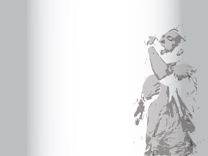 fondo con cantate stilizzato