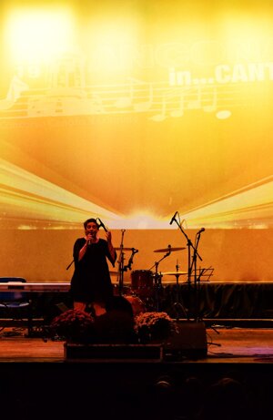 benedetta paris esibizione prima semifinale al teatro dorico di ancona