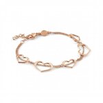 bracciale-cuori-oro-rosa