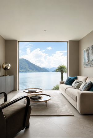 Luxury residential interior design project in Ascona by Interior Designer Elisa Berger