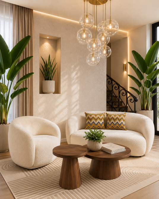Luxury real estate office interior design project in Ascona by Interior Designer Elisa Berger