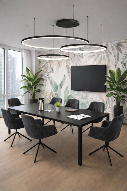 Luxury custom office project in Paradiso designed by Interior Designer Elisa Berger