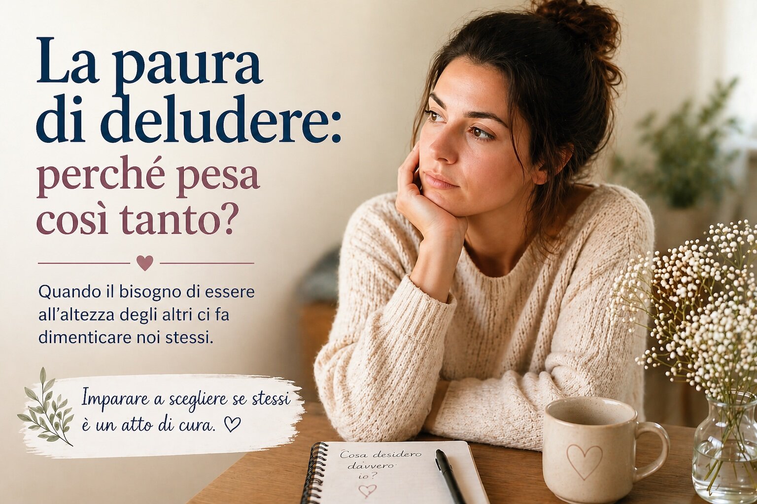 La paura di deludere: perch&eacute; pesa cos&igrave; tanto?