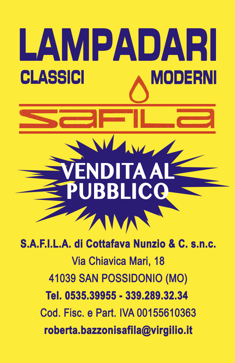 Biglietto da Visita in versione verticale. Sul Fronte c'è logo, contatti e grafiche personalizzate