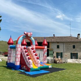 pink castle il gonfiabile adatto a tutte le feste, i tuoi bimbi impazziranno di gioia. prof di 4,5m e 4m in h/l pink castle il gonfiabile adatto a tutte le feste, i tuoi bimbi impazziranno di gioia. prof di 4,5m e 4m in h/l
