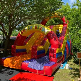 super slide climb gonfiabile lungo 7m alto 6m e largo 4,5m