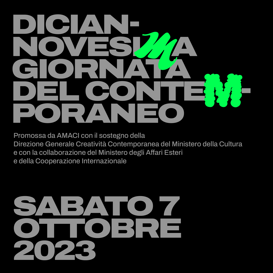 19 GdC Giornata del Contemporaneo