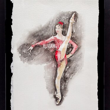 Carmen - acquarello Visibile presso il LAB