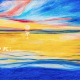 Mare di Luce Olio su tela - 180x120cm- disponibile per info: laboratorio@silviabruzzi.it