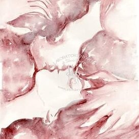 Riflesso- acquarello visibile in LAB