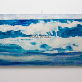 Onda Olio su tela - 120x100cm?- disponibile per info: laboratorio@silviabruzzi.it
