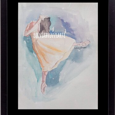 Verso di Te acquarello Visibile presso il LAB!