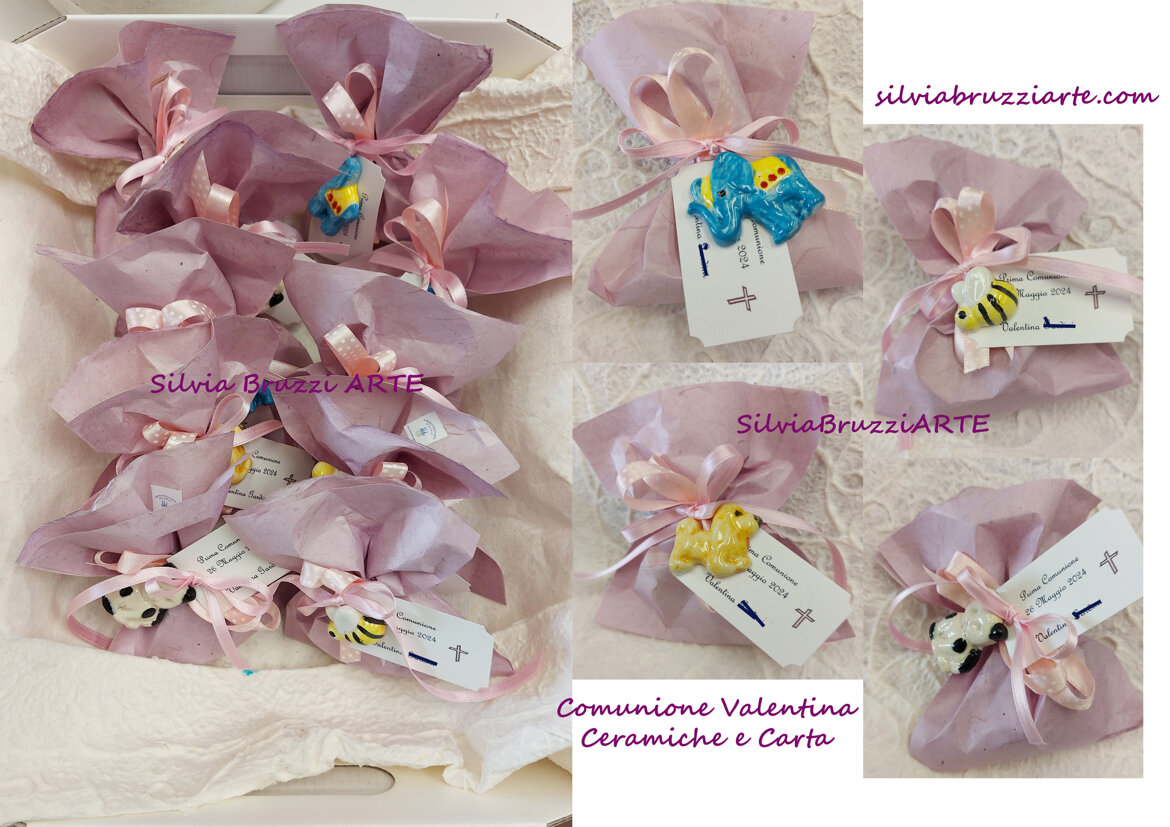 Ceramiche e Animali con sacchetti in carta Ceramiche e Animali con sacchetti in carta