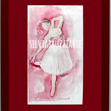 Pink.- acquarello Visibile presso il LAB