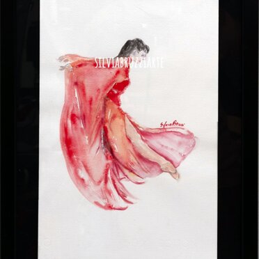 Sollevarsi- acquarello Visibile presso il LAB