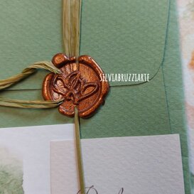 Partecipazioni artistiche chiusura in ceralacca, il resto a scelta, a partire dai 5€