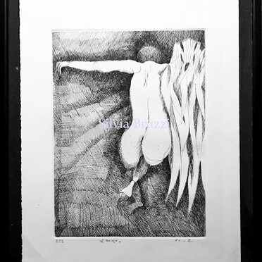 L'uomo Incisione acquaforte