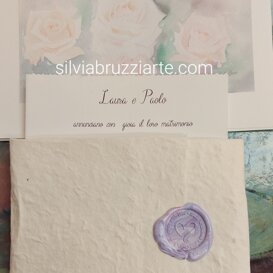 partecipazioni artistiche chiusura in ceralacca, il resto a scelta, a partire dai 5€