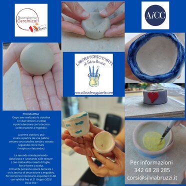 Sabato 17 Maggio 2025 Buongiorno Ceramica iscriviti al LAB!
