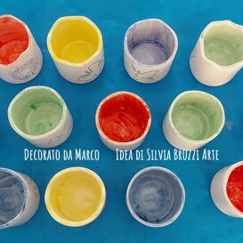 Vasetti onda decorati da te a mano! chiedi informazioni e impostiamo il tuo progetto per le bombonirere