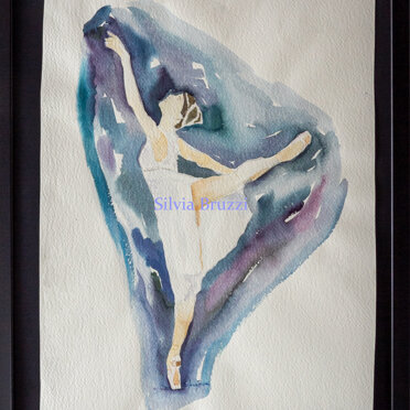 Verso di te 2 - acquarello Visibile presso il LAB